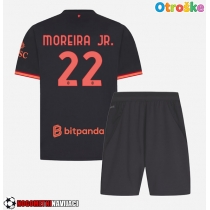 Otroške Nogometnih dresov AC Milan Diego Moreira #22 Tretji 2026-27 Kratki rokavi (+ hlače)